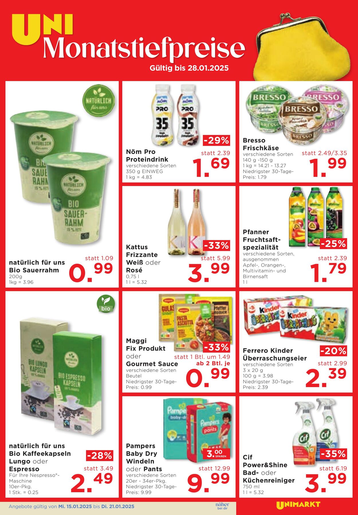 Prospekt Unimarkt 15.01.2025 - 21.01.2025