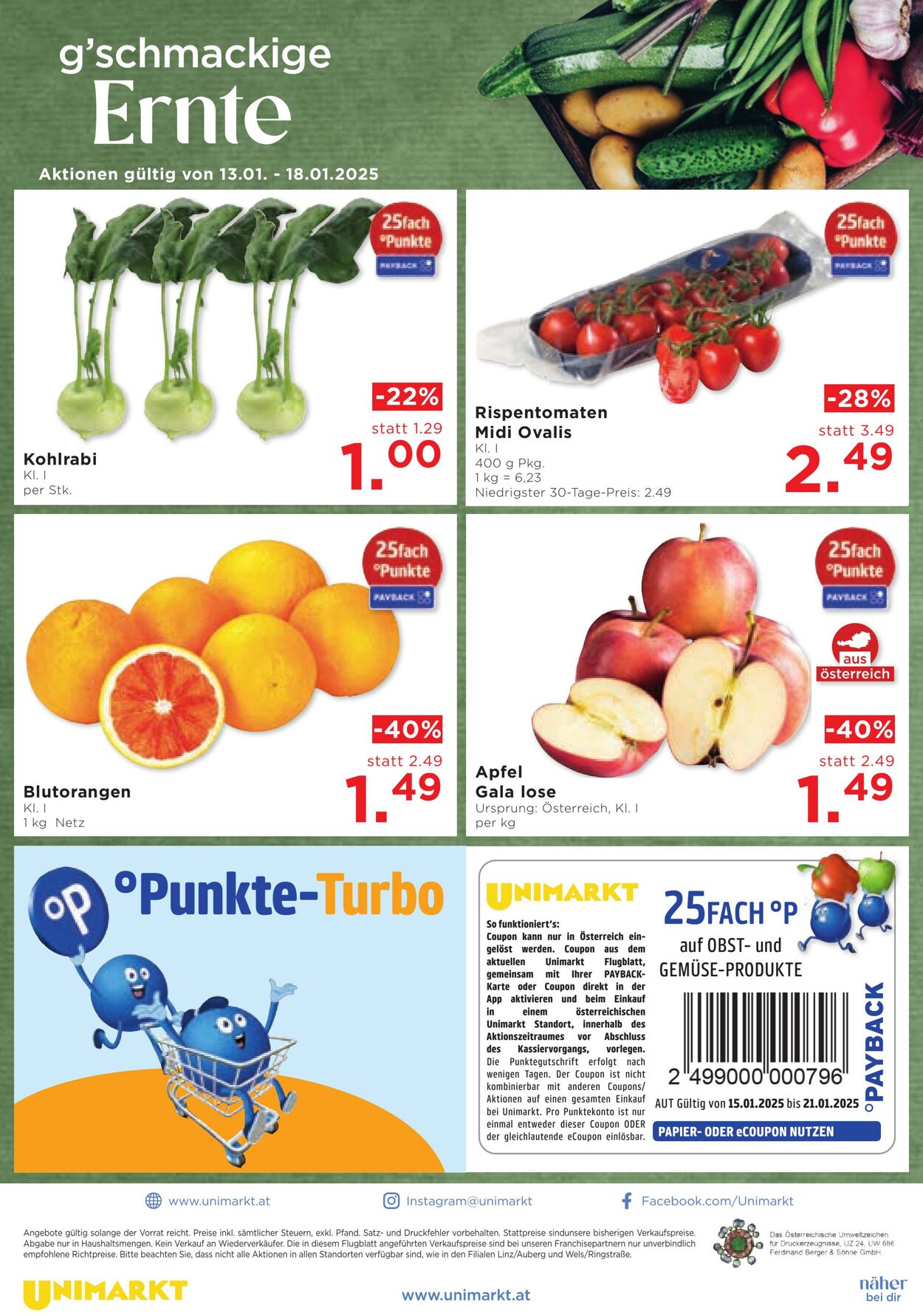 Prospekt Unimarkt 15.01.2025 - 21.01.2025