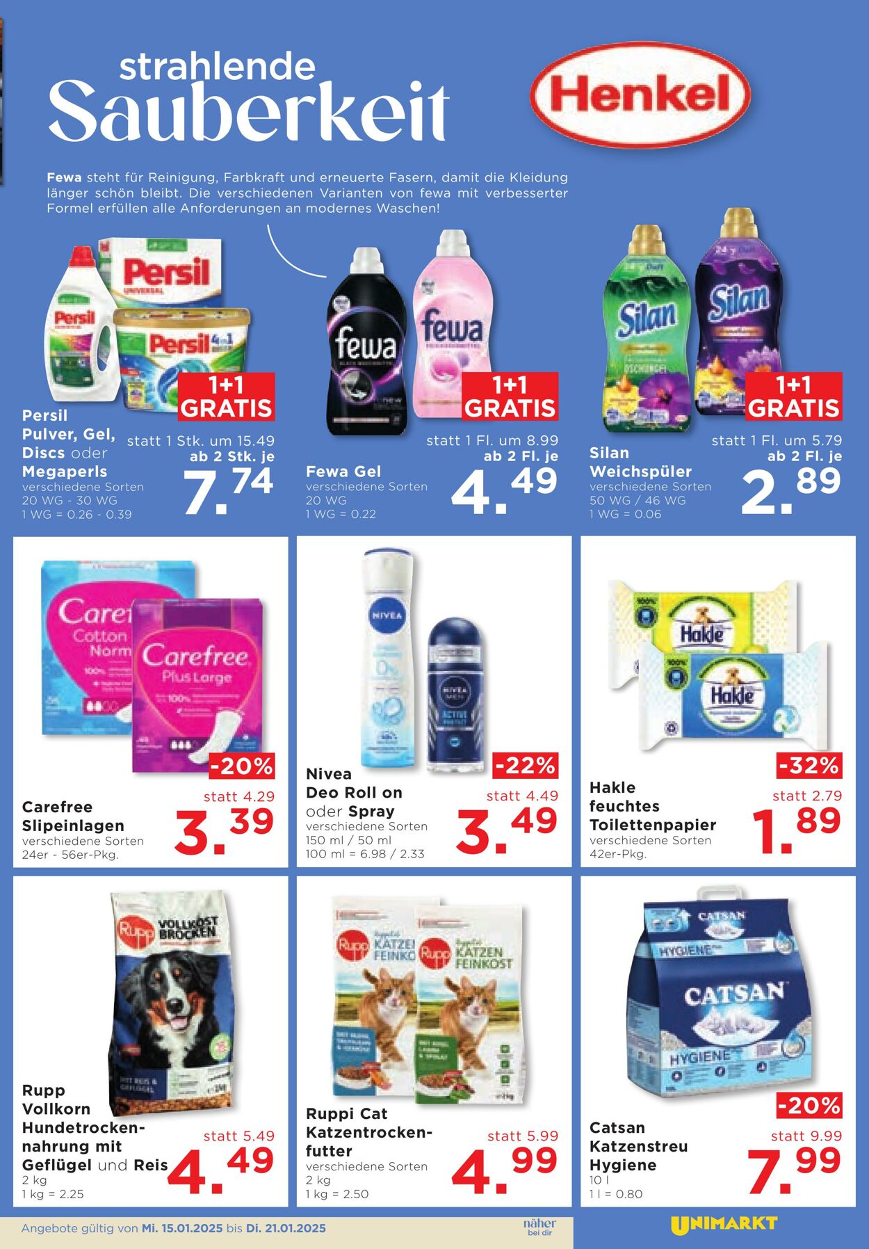 Prospekt Unimarkt 15.01.2025 - 21.01.2025