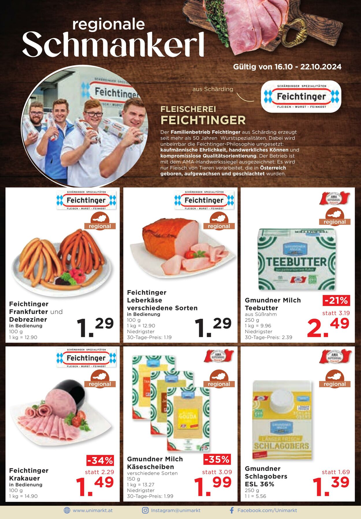 Prospekt Unimarkt 16.10.2024 - 22.10.2024