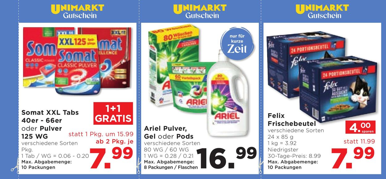 Prospekt Unimarkt 16.10.2024 - 29.10.2024