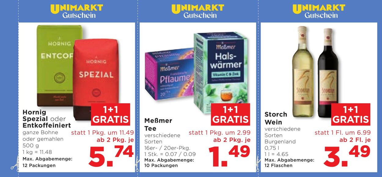 Prospekt Unimarkt 16.10.2024 - 29.10.2024