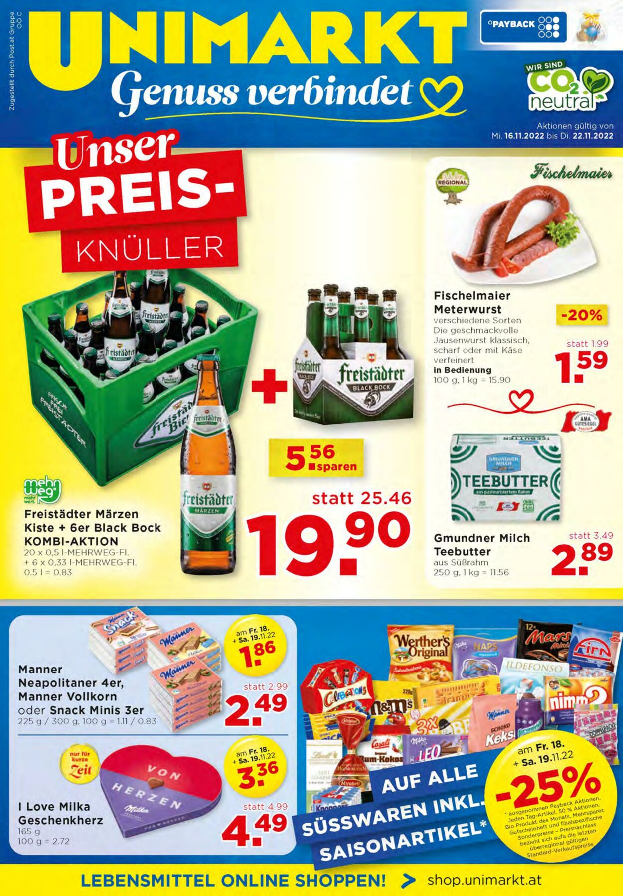 Prospekt Unimarkt 16.11.2022 - 22.11.2022