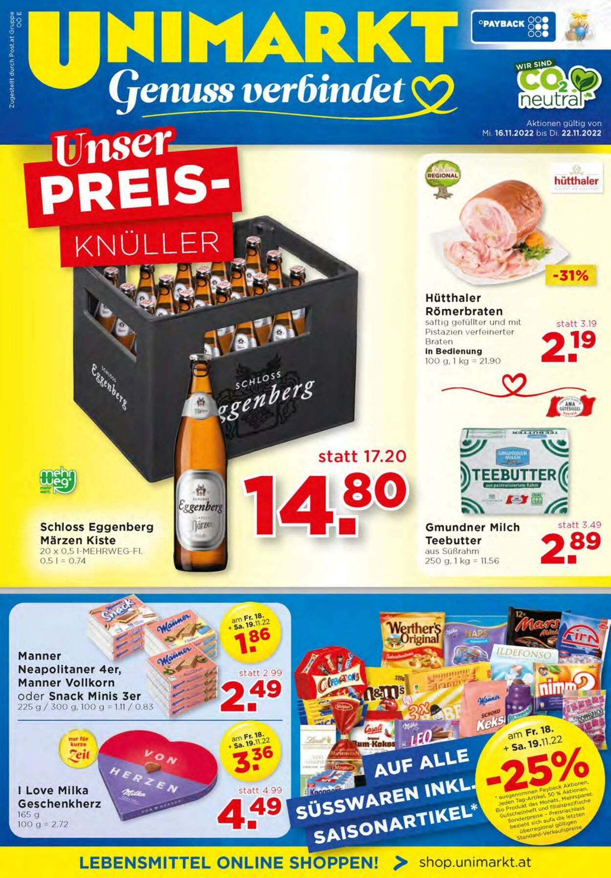 Prospekt Unimarkt 16.11.2022 - 22.11.2022