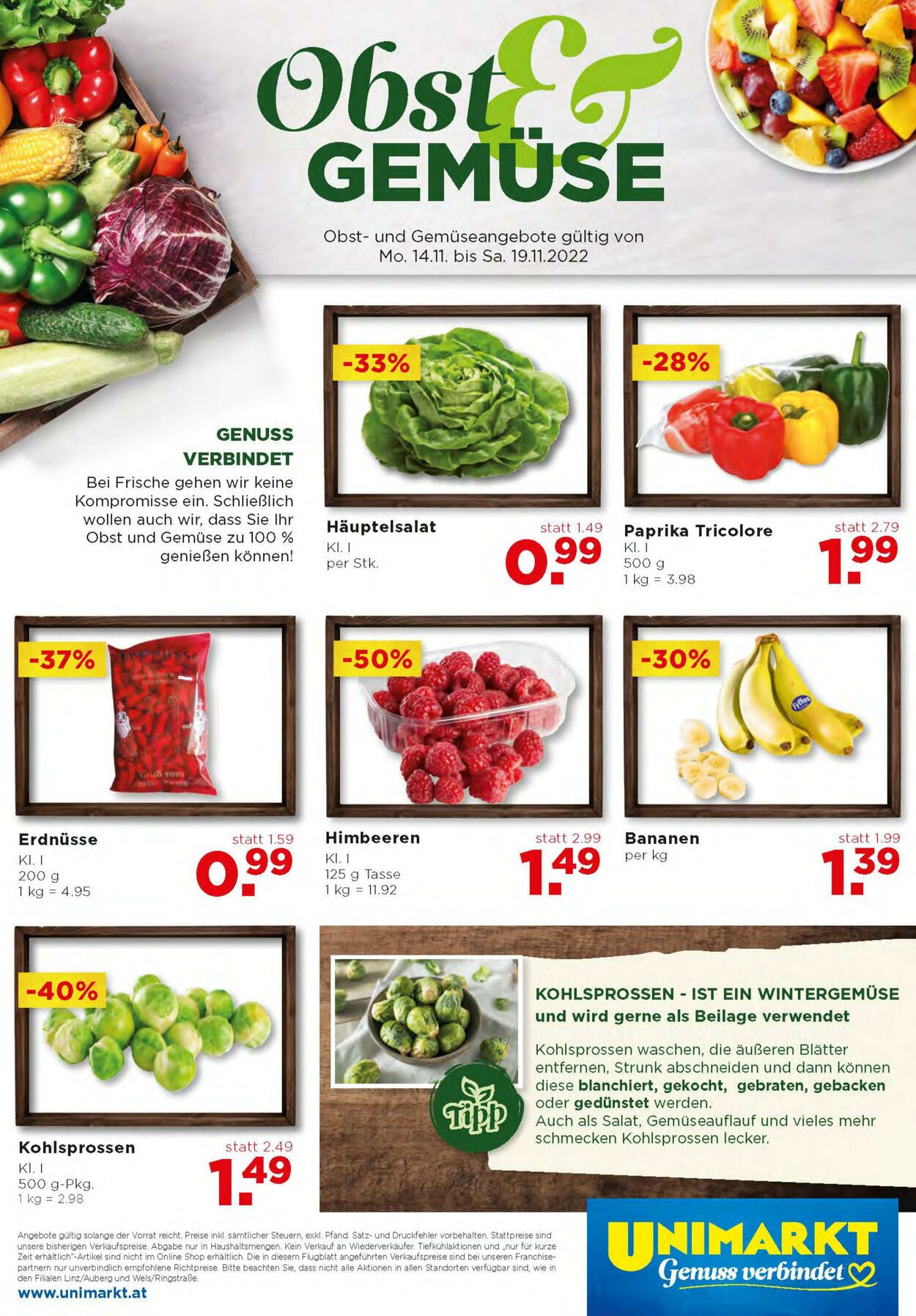 Prospekt Unimarkt 16.11.2022 - 22.11.2022