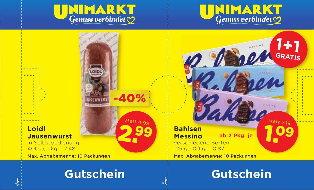 Prospekt Unimarkt 16.11.2022 - 29.11.2022