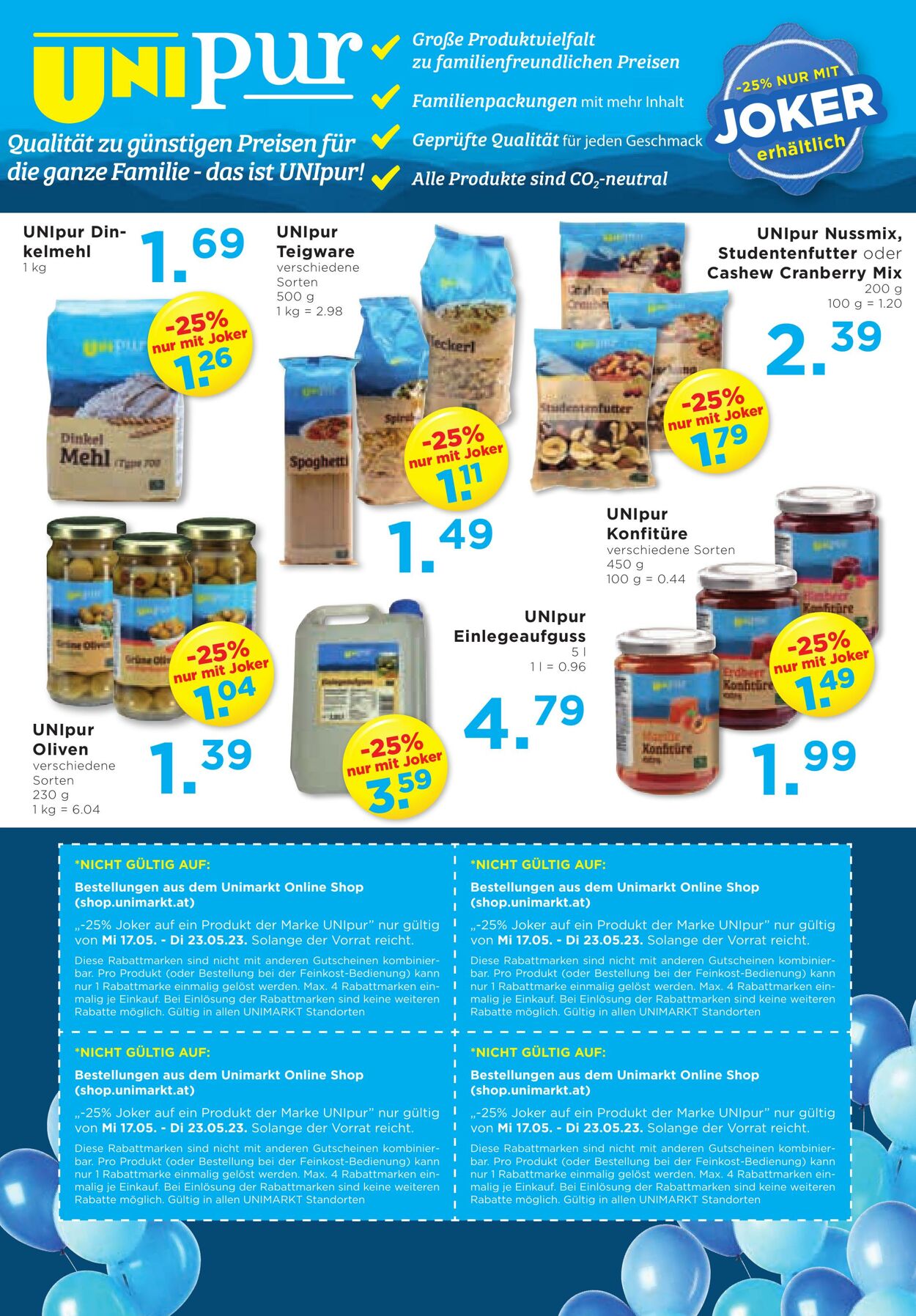 Prospekt Unimarkt 17.05.2023 - 23.05.2023