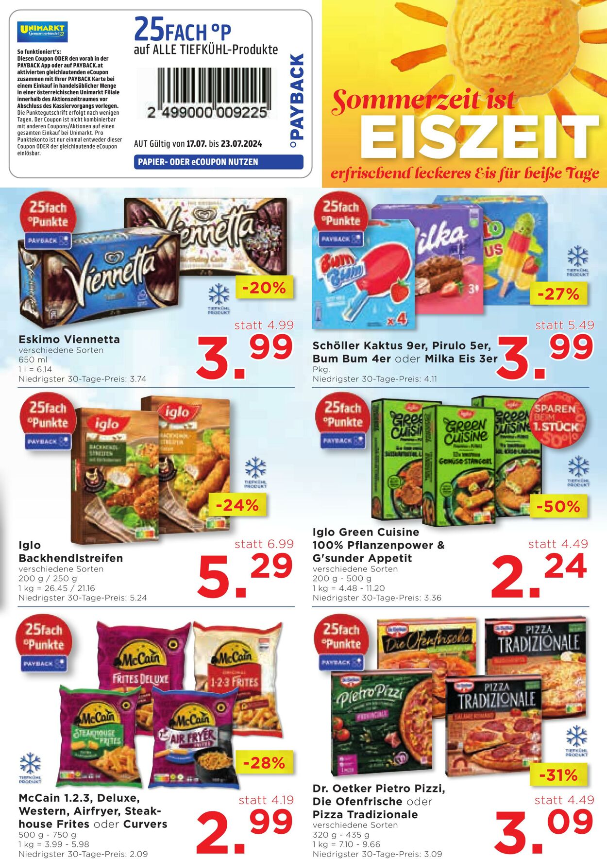 Prospekt Unimarkt 17.07.2024 - 23.07.2024