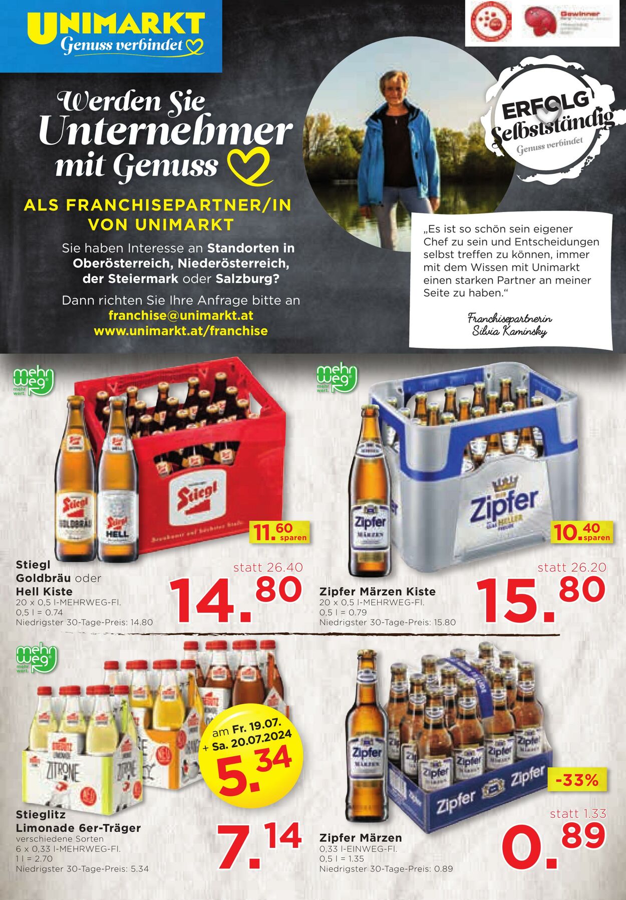 Prospekt Unimarkt 17.07.2024 - 23.07.2024