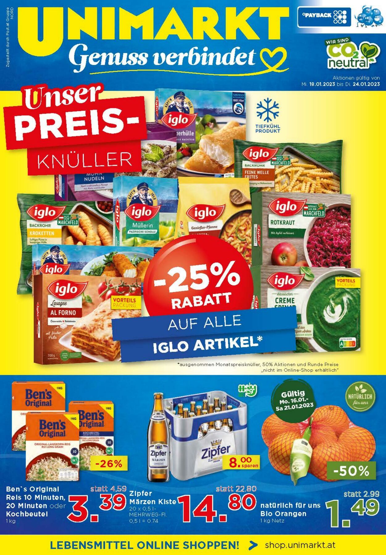 Prospekt Unimarkt 18.01.2023 - 24.01.2023