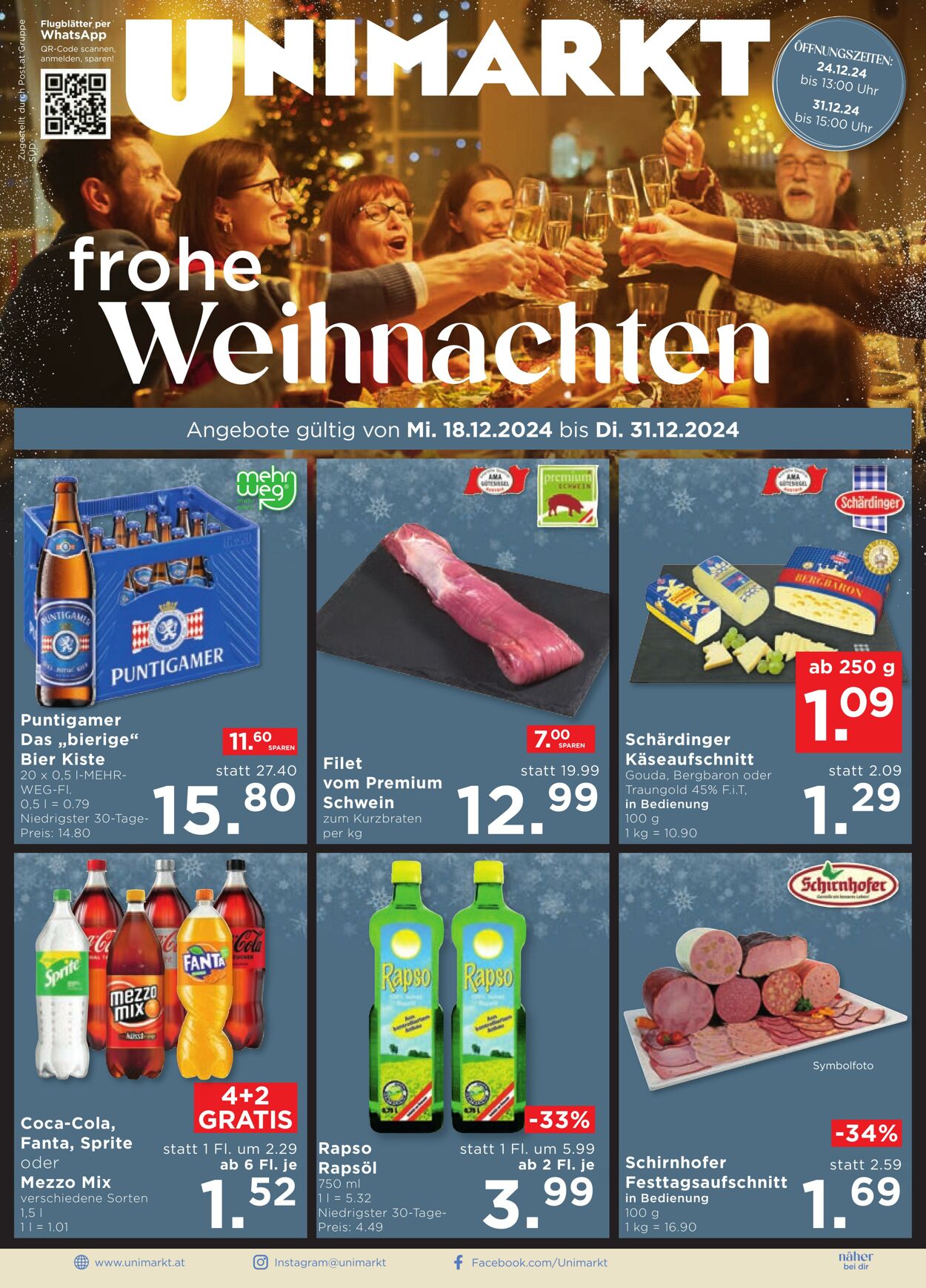 Prospekt Unimarkt 18.12.2024 - 31.12.2024