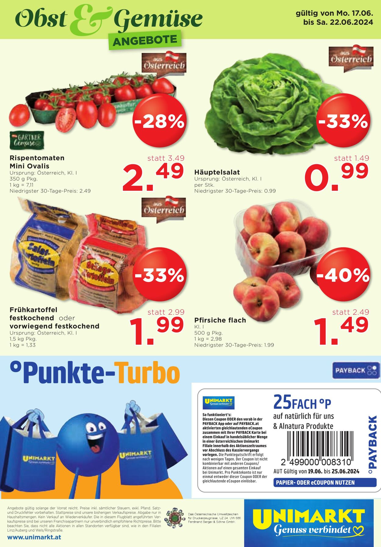 Prospekt Unimarkt 19.06.2024 - 25.06.2024