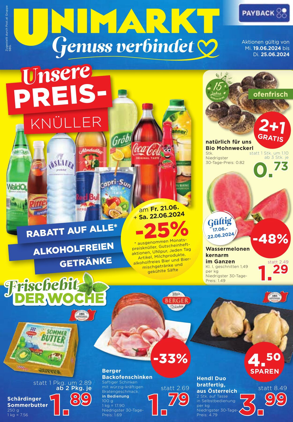 Prospekt Unimarkt 19.06.2024 - 25.06.2024