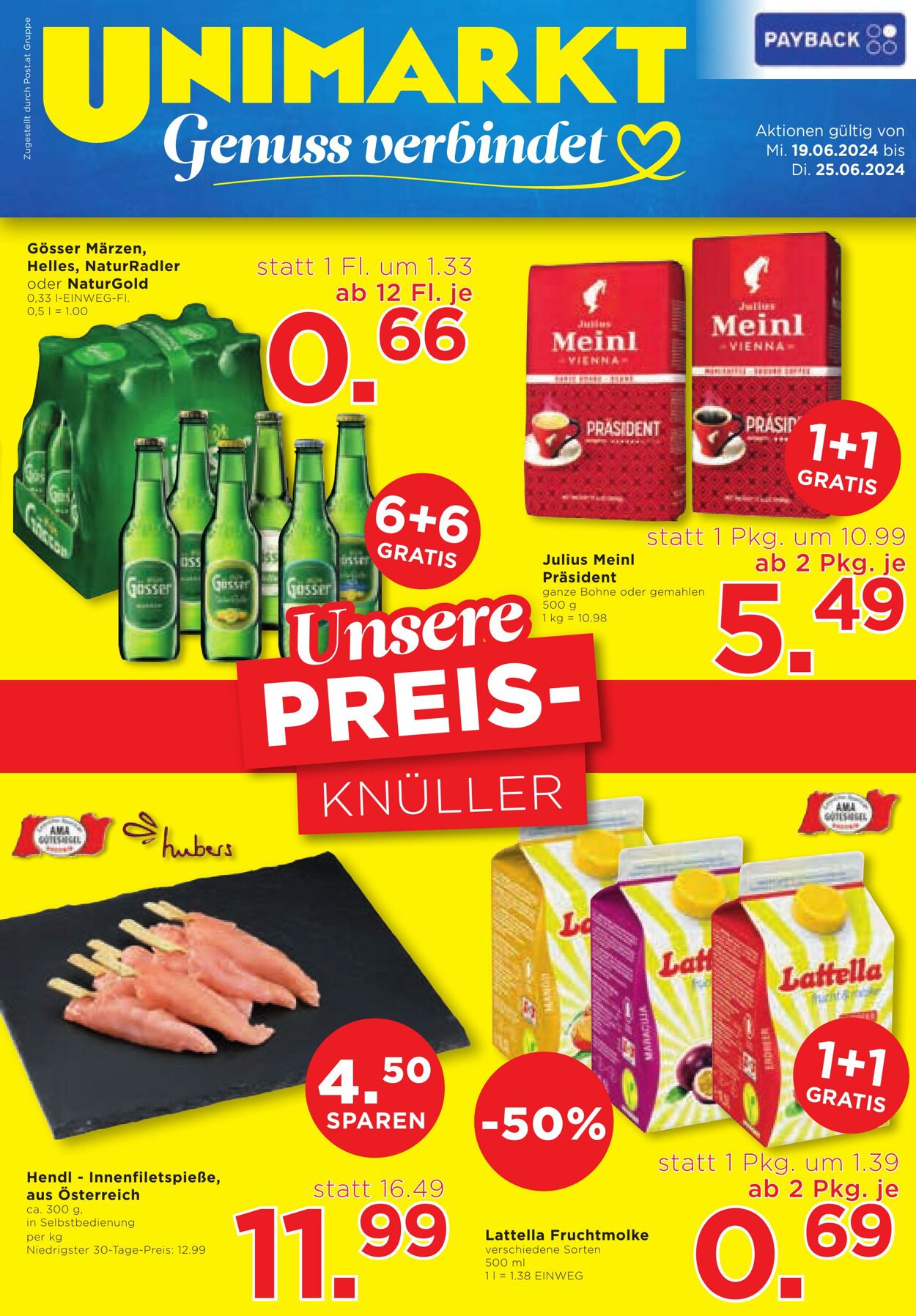 Prospekt Unimarkt 19.06.2024 - 25.06.2024