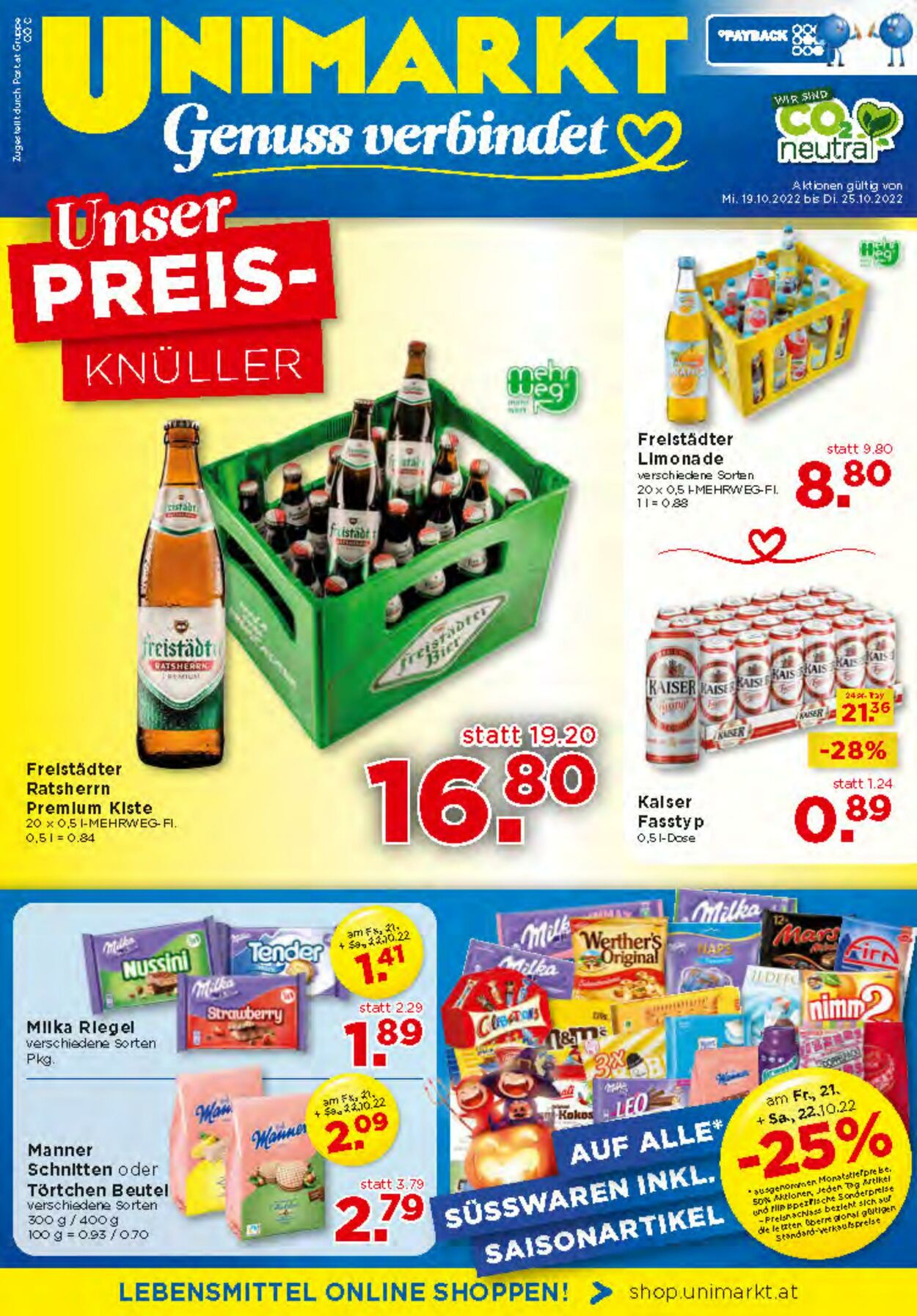 Prospekt Unimarkt 19.10.2022 - 25.10.2022