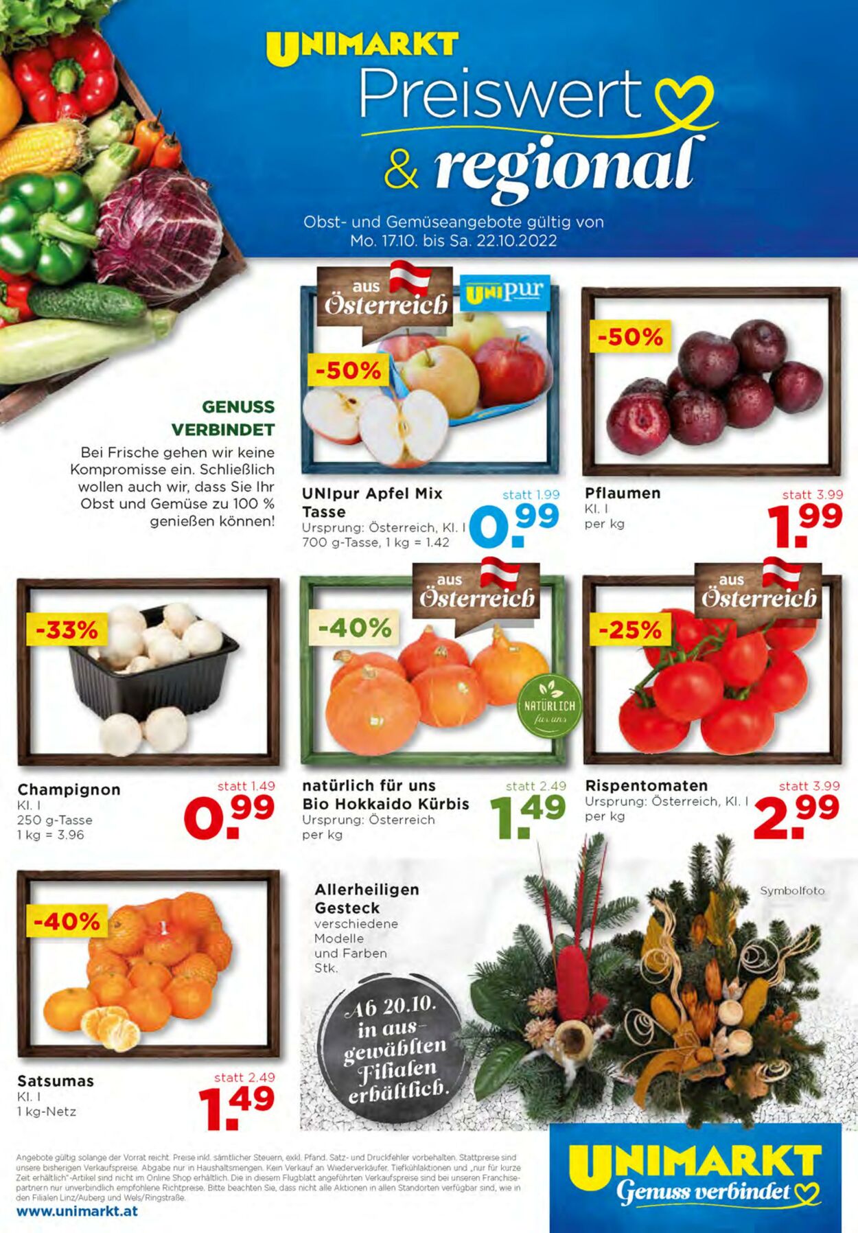 Prospekt Unimarkt 19.10.2022 - 25.10.2022