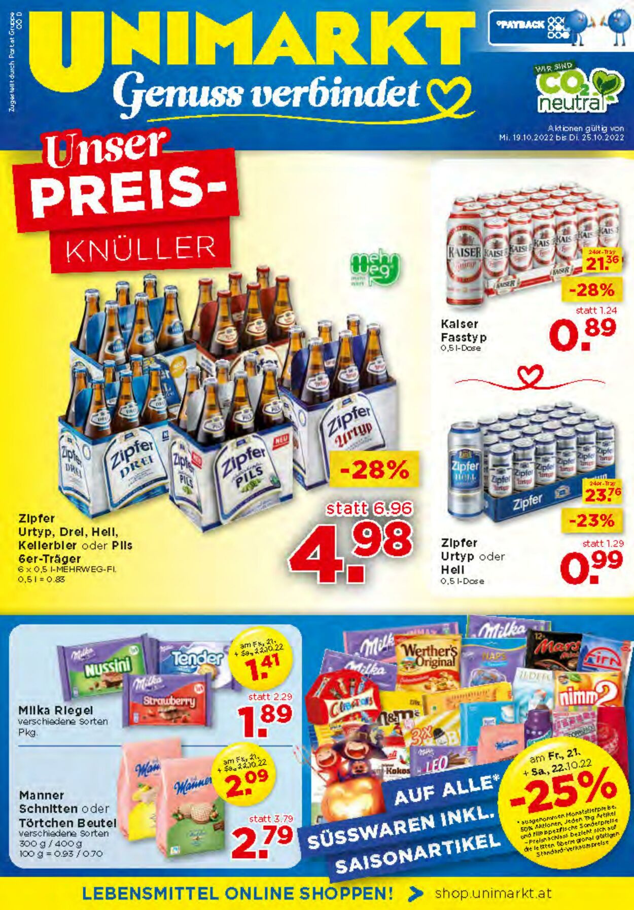 Prospekt Unimarkt 19.10.2022 - 25.10.2022