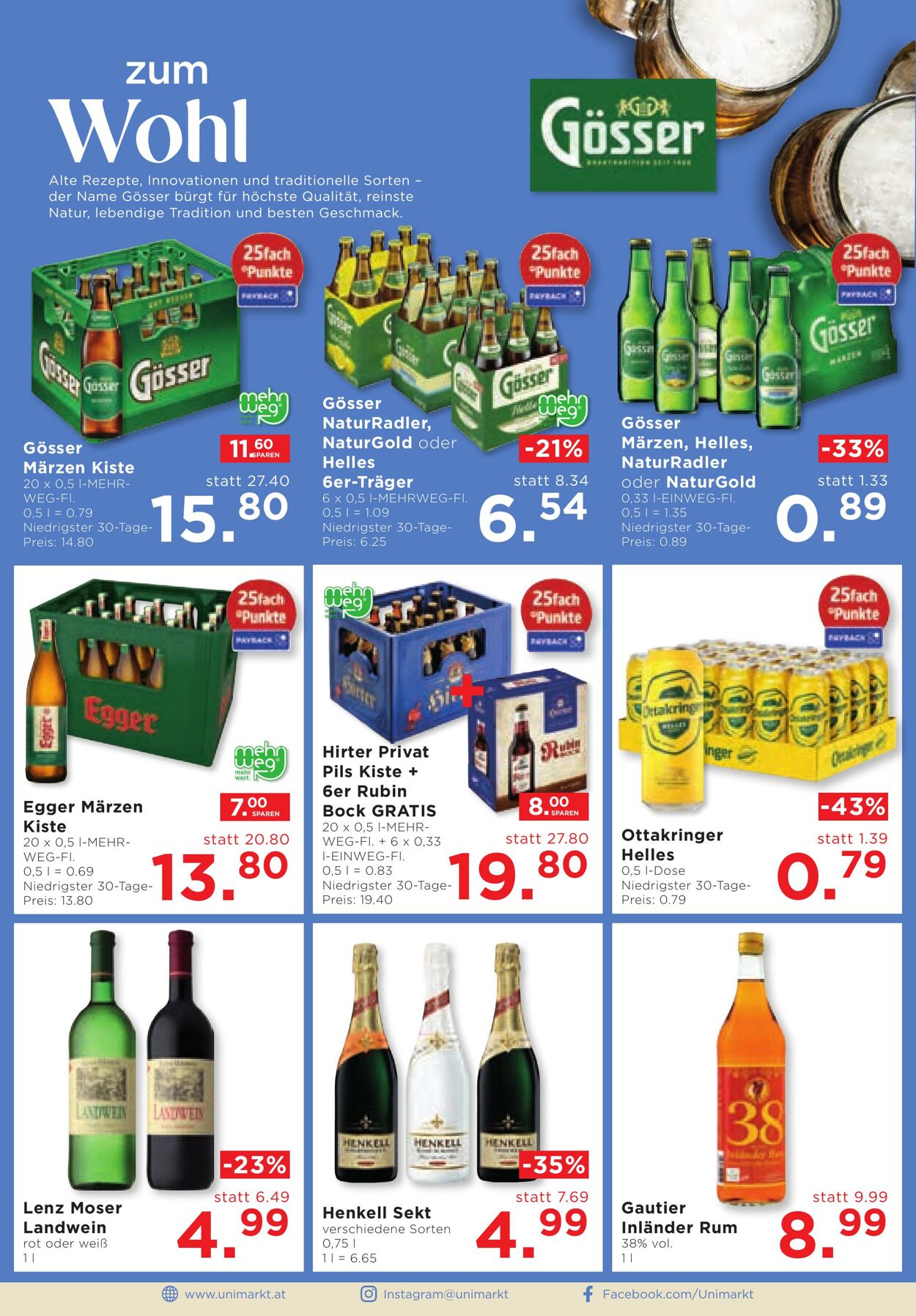 Prospekt Unimarkt 20.11.2024 - 26.11.2024