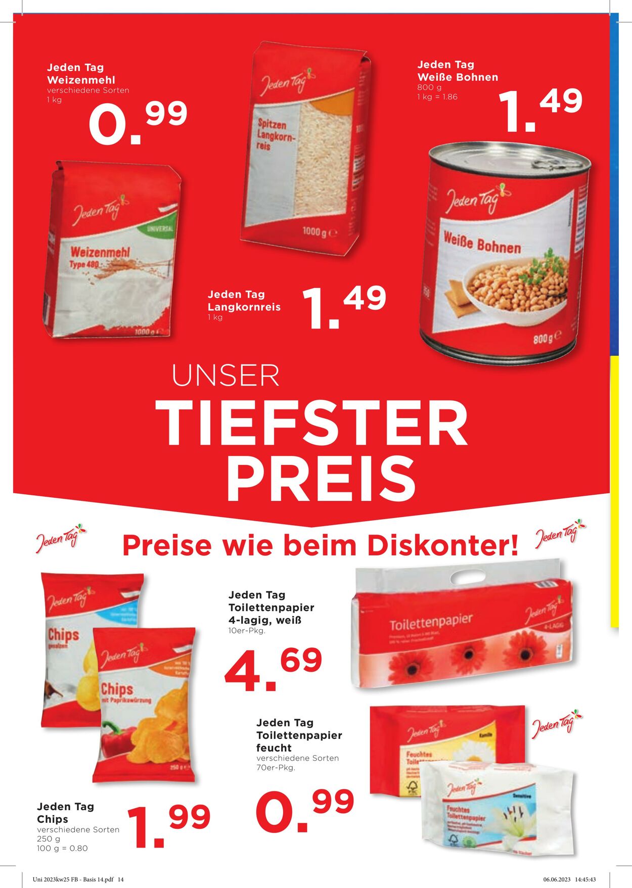 Prospekt Unimarkt 21.06.2023 - 27.06.2023