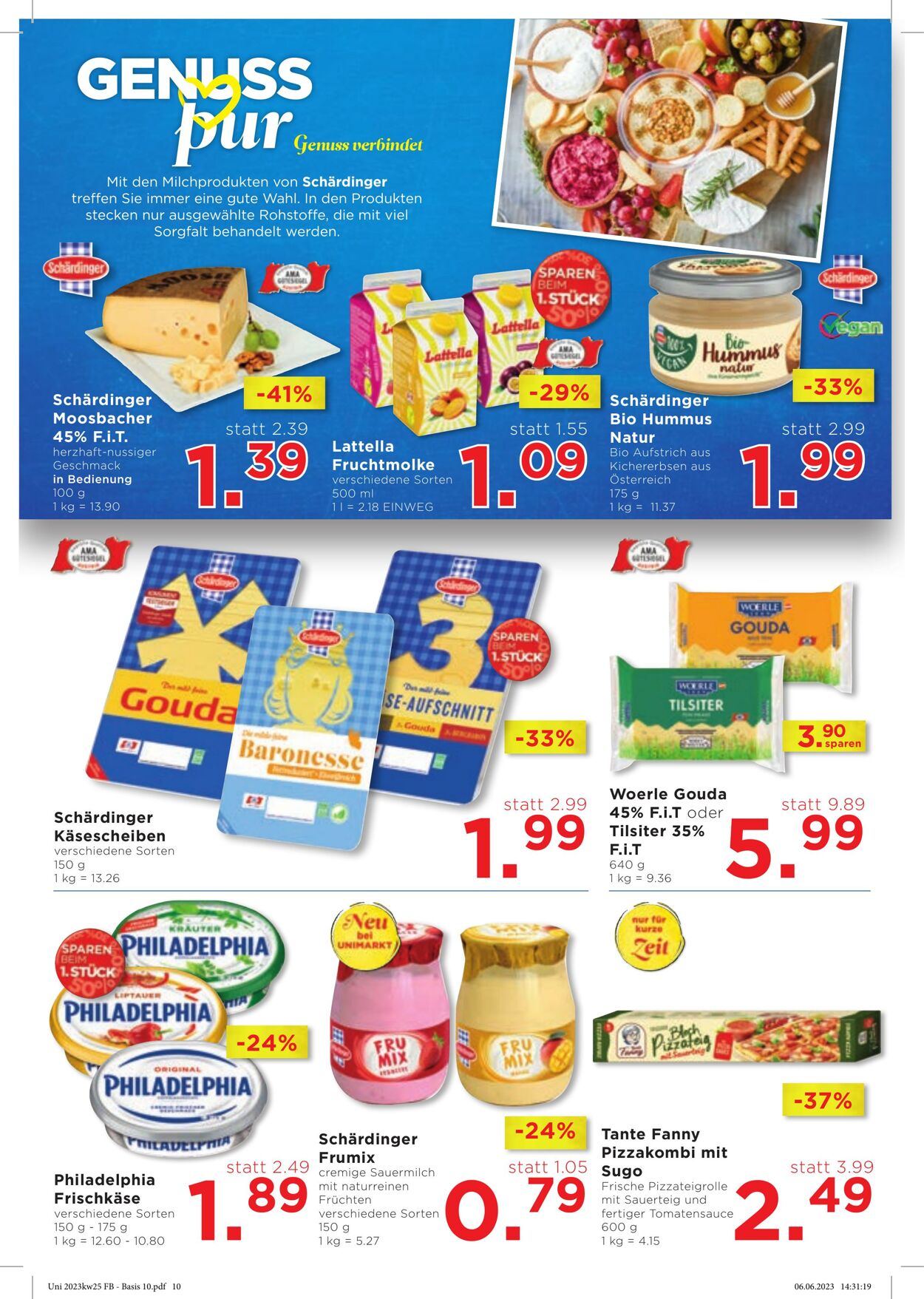 Prospekt Unimarkt 21.06.2023 - 27.06.2023