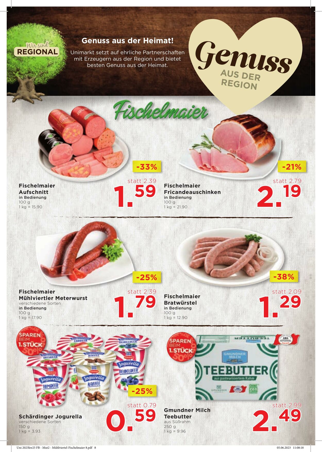 Prospekt Unimarkt 21.06.2023 - 27.06.2023