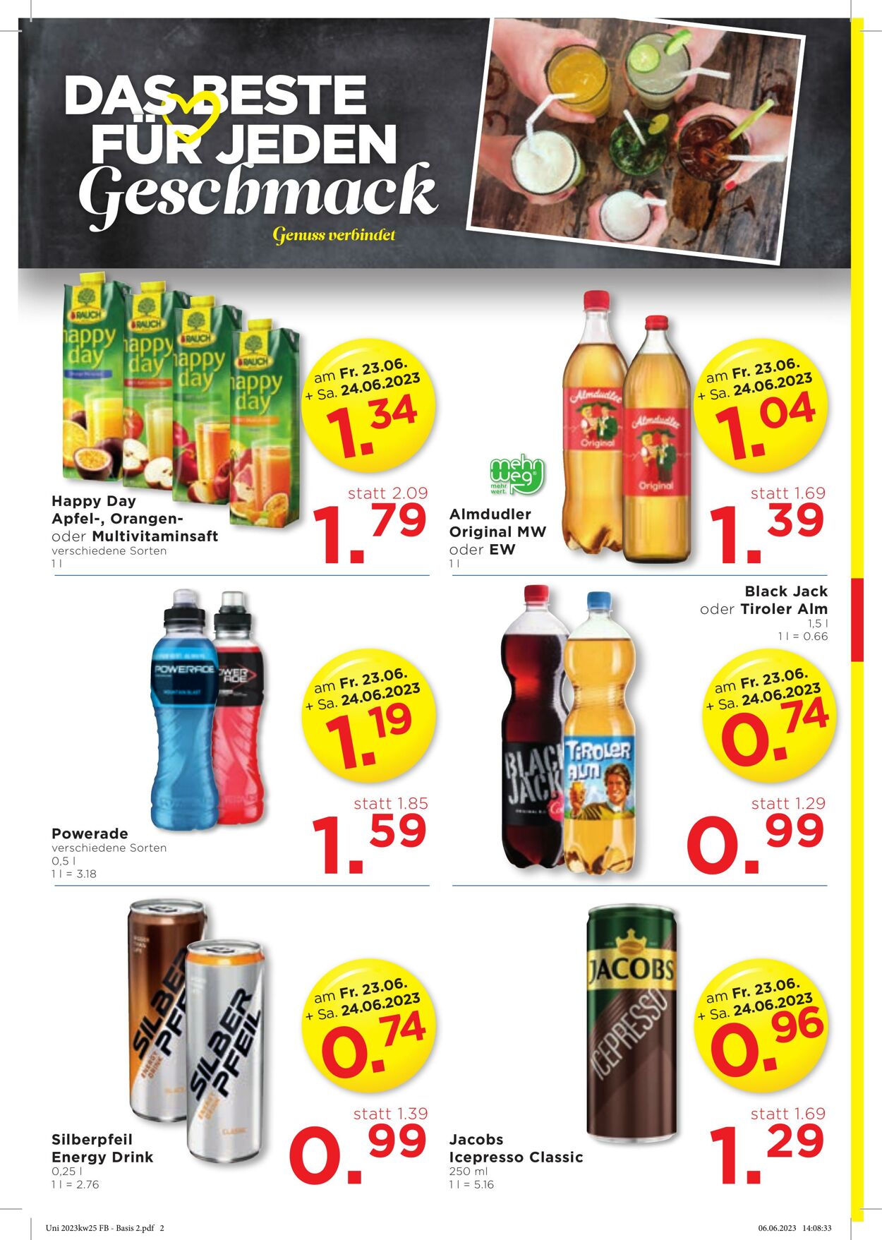 Prospekt Unimarkt 21.06.2023 - 27.06.2023