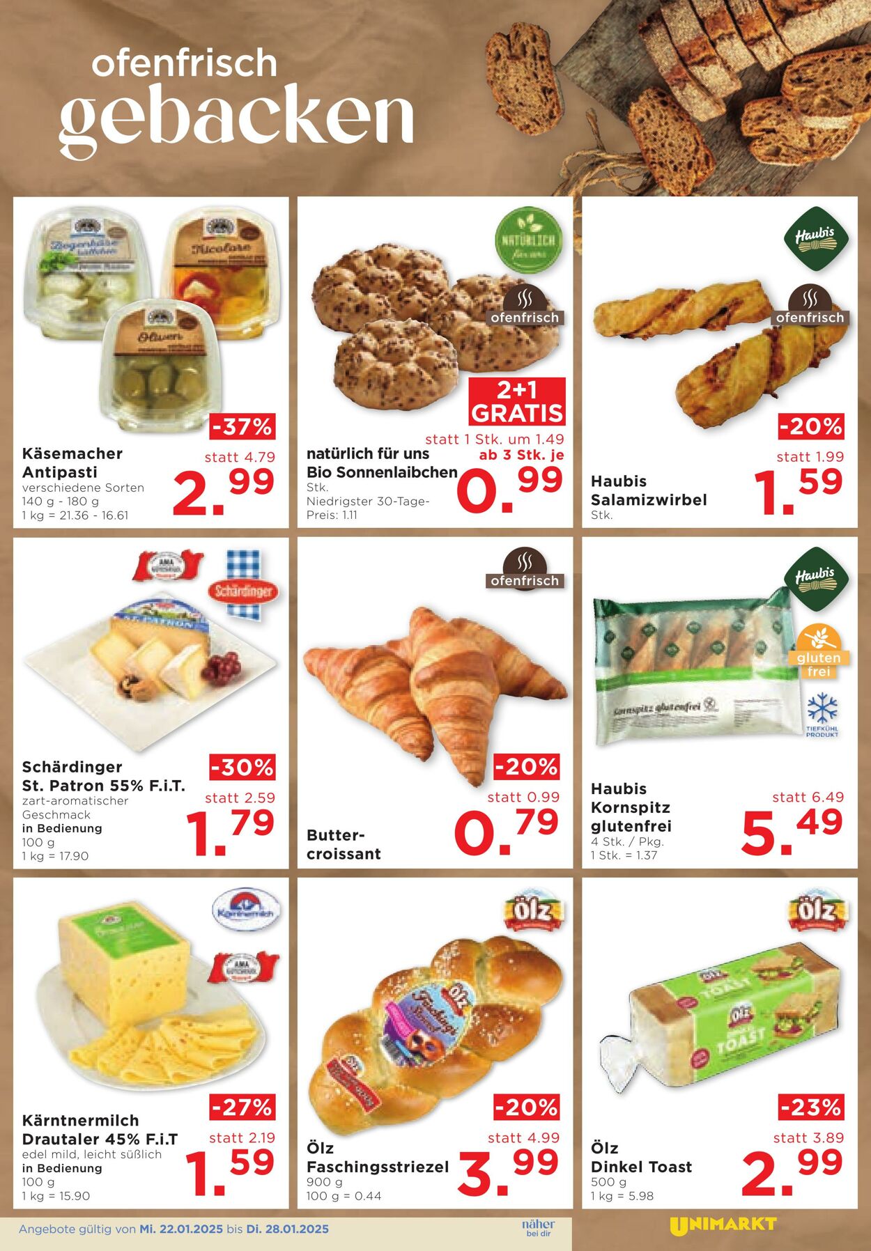 Prospekt Unimarkt 22.01.2025 - 28.01.2025