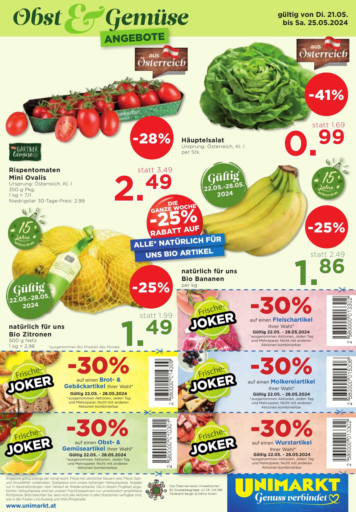 Prospekt Unimarkt 22.05.2024 - 28.05.2024