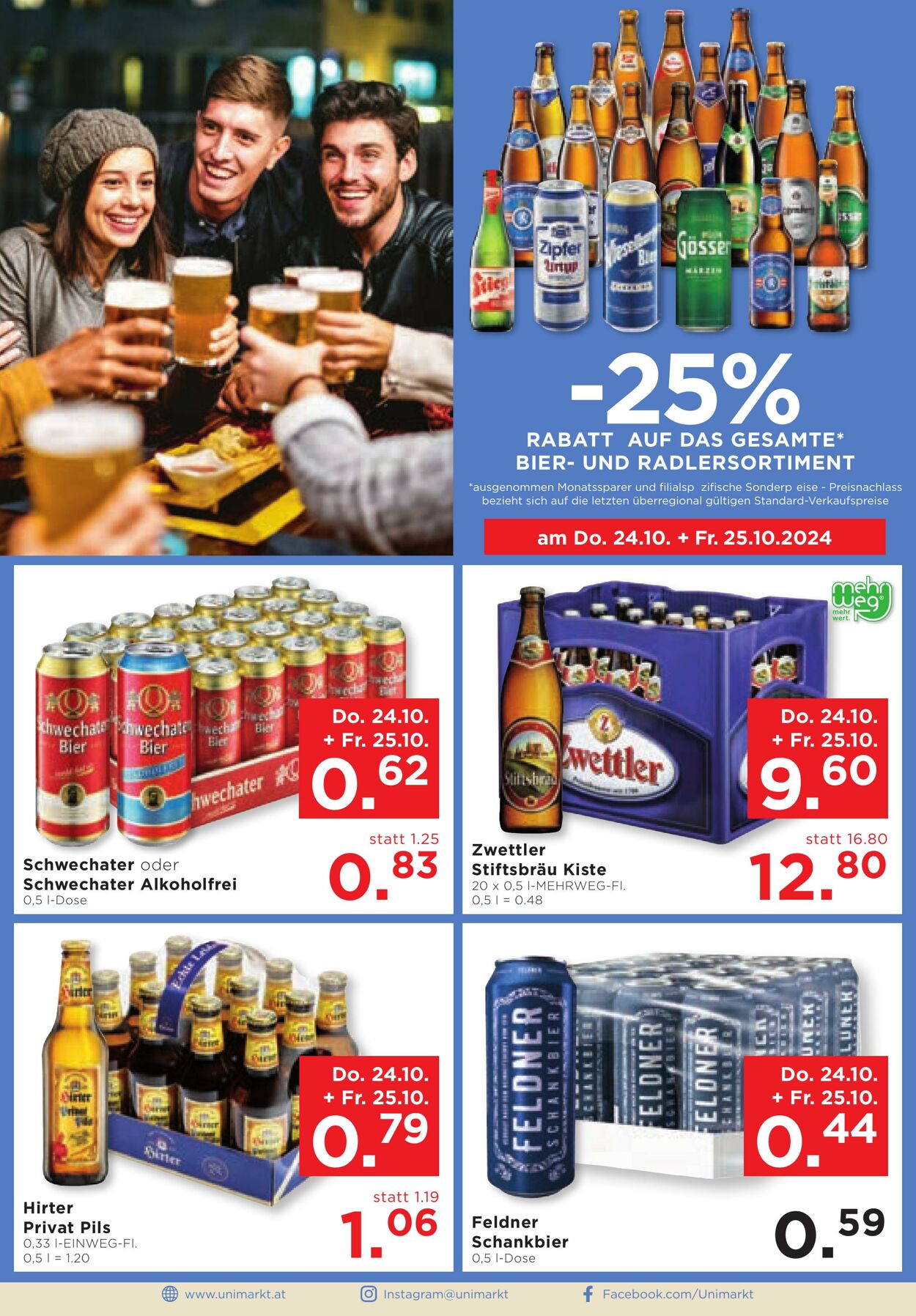 Prospekt Unimarkt 23.10.2024 - 29.10.2024