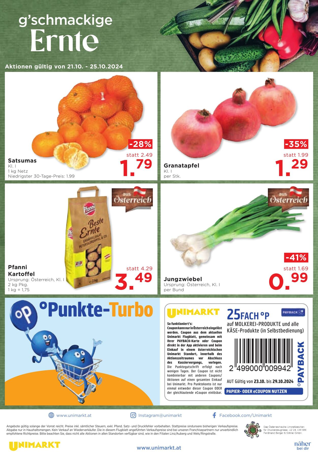 Prospekt Unimarkt 23.10.2024 - 29.10.2024