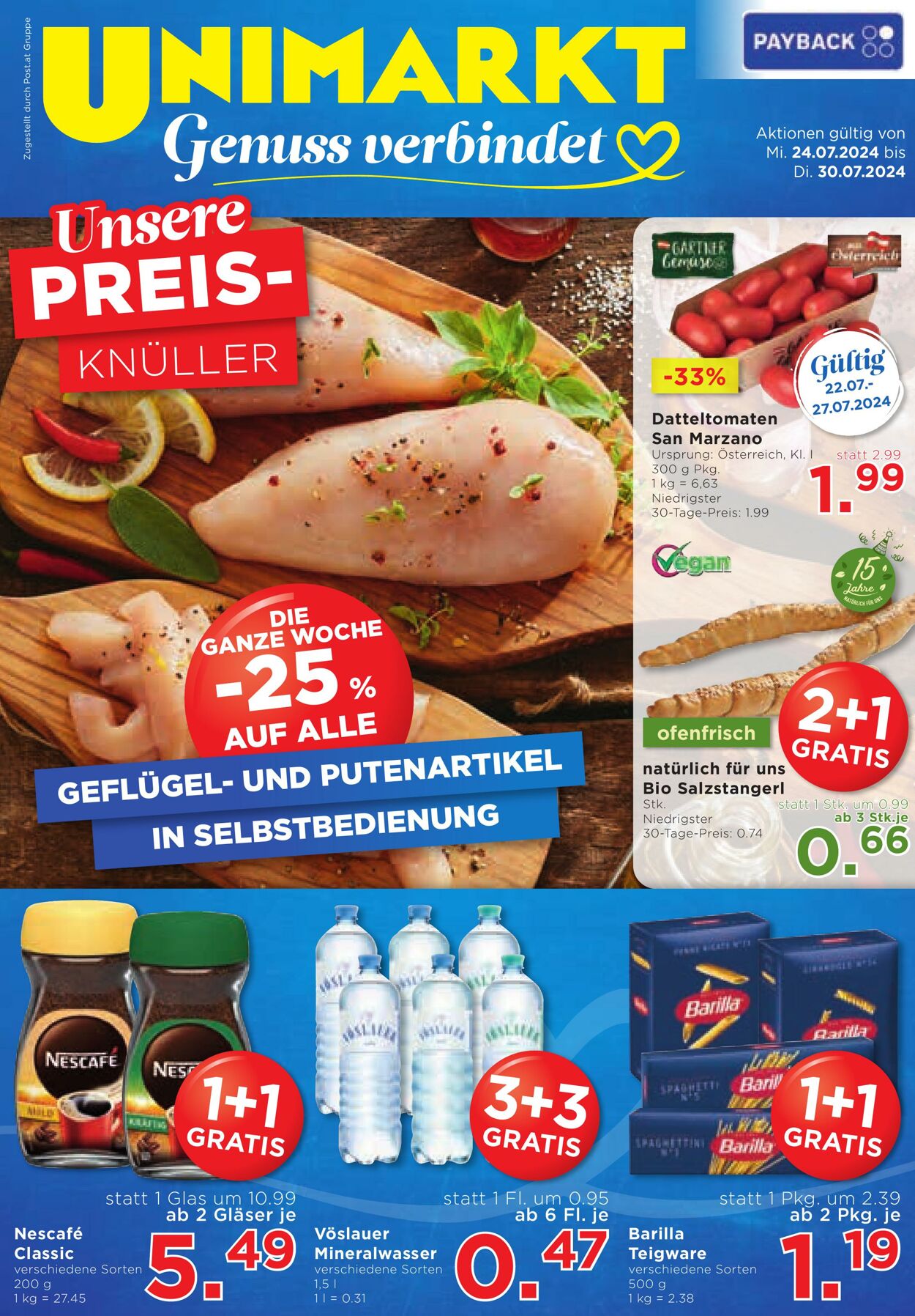 Prospekt Unimarkt 24.07.2024 - 30.07.2024