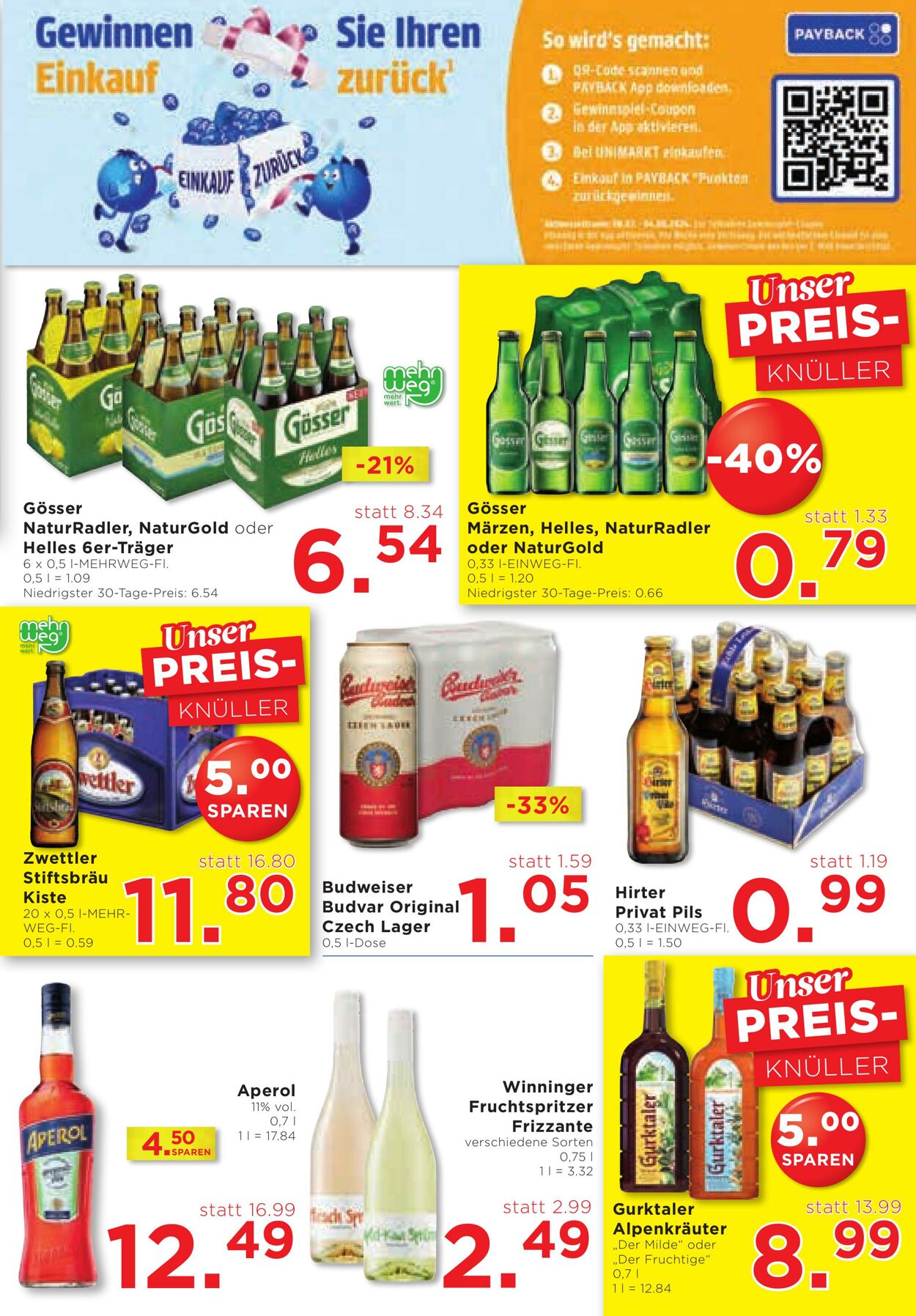 Prospekt Unimarkt 24.07.2024 - 30.07.2024