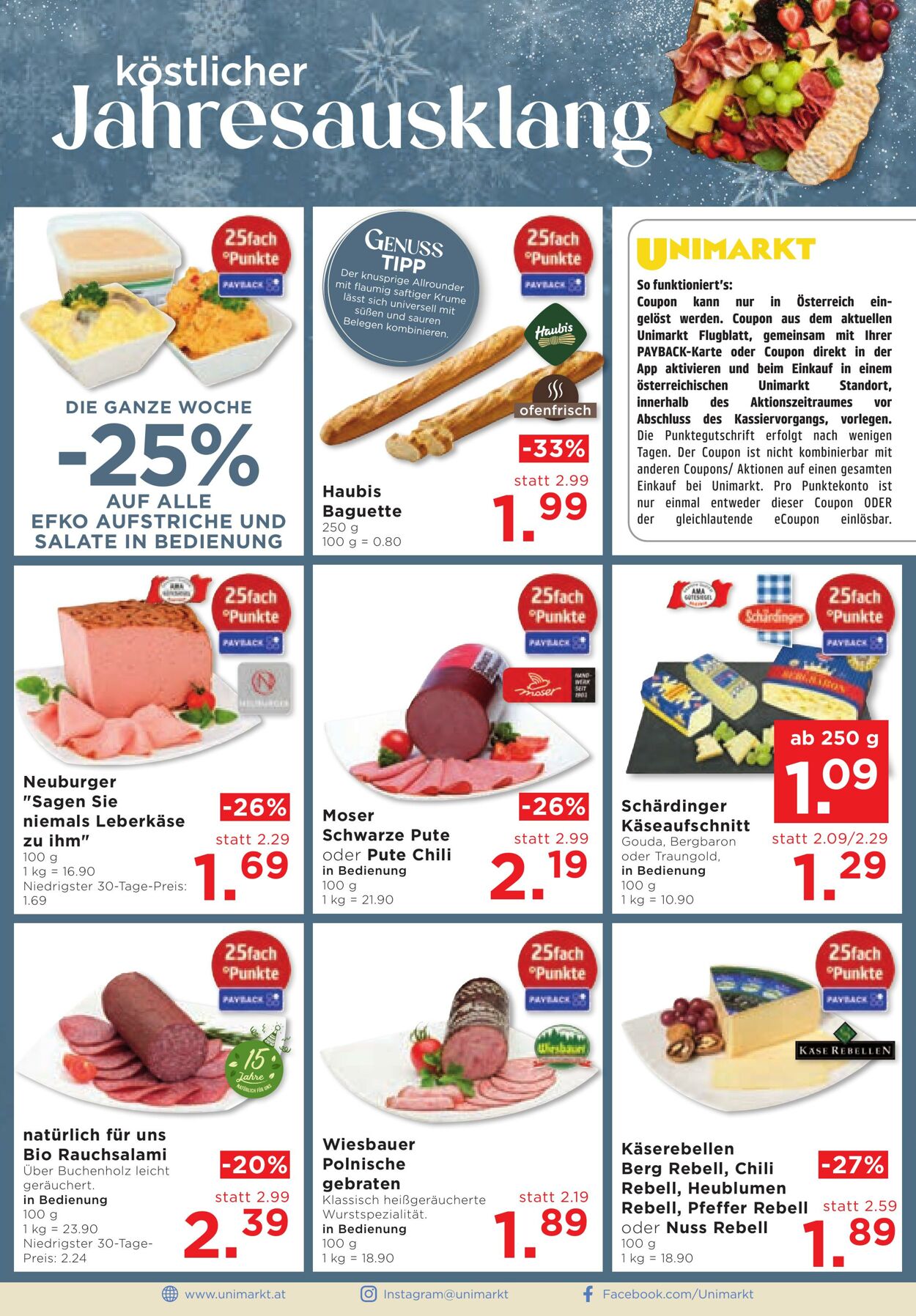 Prospekt Unimarkt 24.12.2024 - 31.12.2024