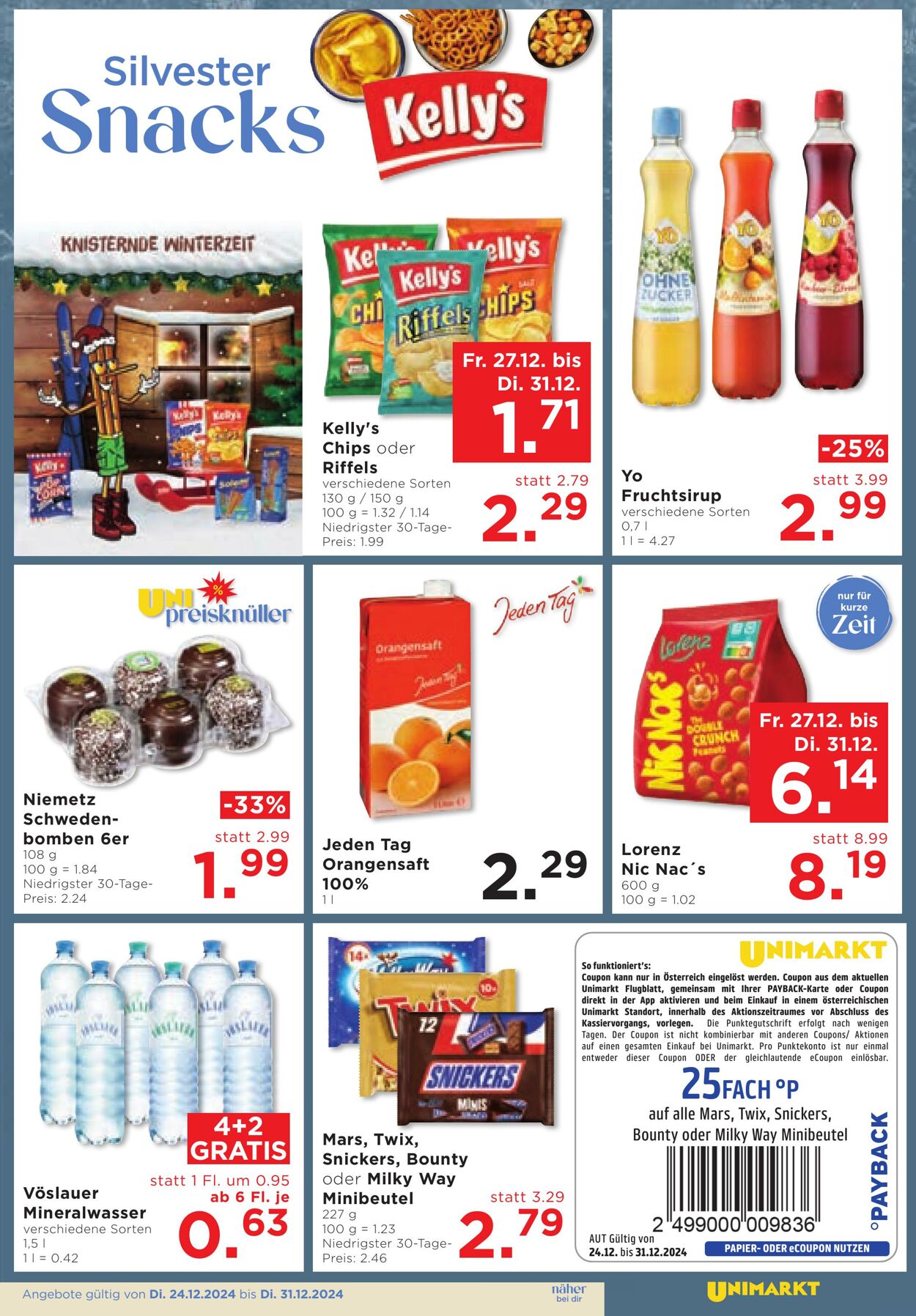 Prospekt Unimarkt 24.12.2024 - 31.12.2024