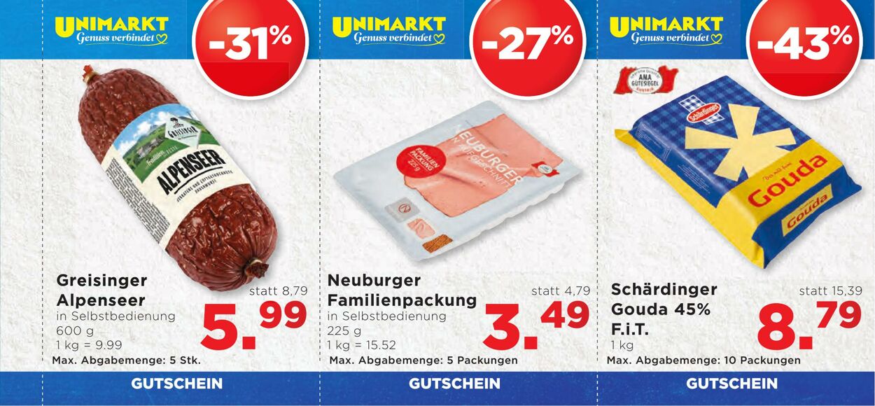 Prospekt Unimarkt 25.01.2023 - 07.02.2023