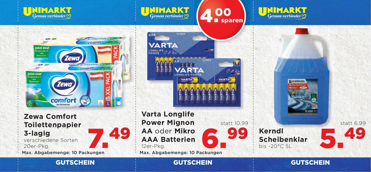 Prospekt Unimarkt 25.01.2023 - 07.02.2023