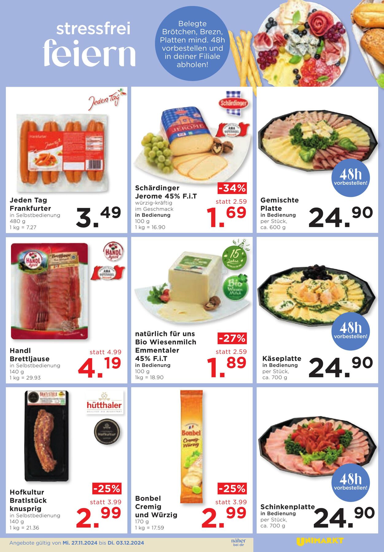 Prospekt Unimarkt 27.11.2024 - 03.12.2024