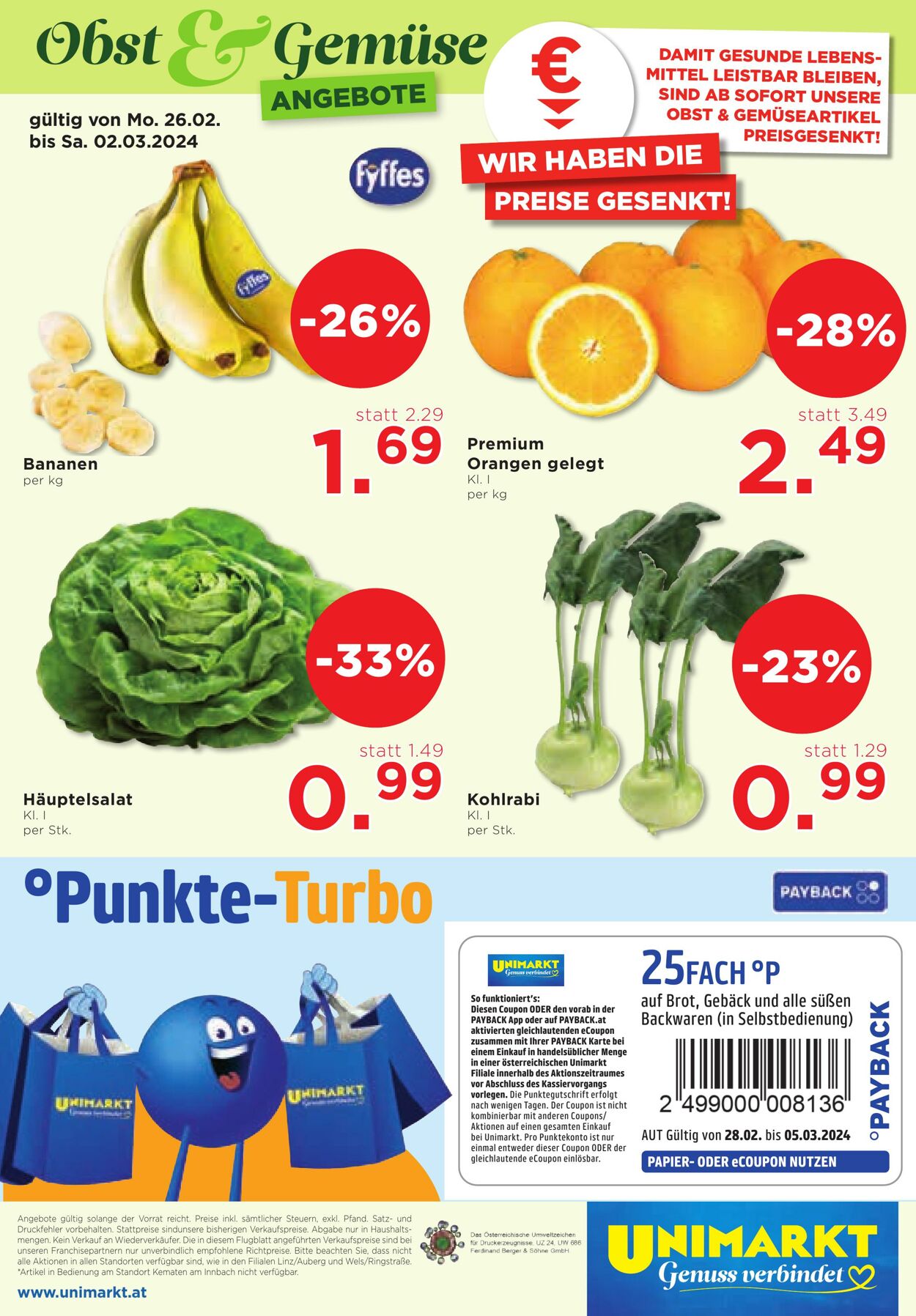 Prospekt Unimarkt 28.02.2024 - 05.03.2024