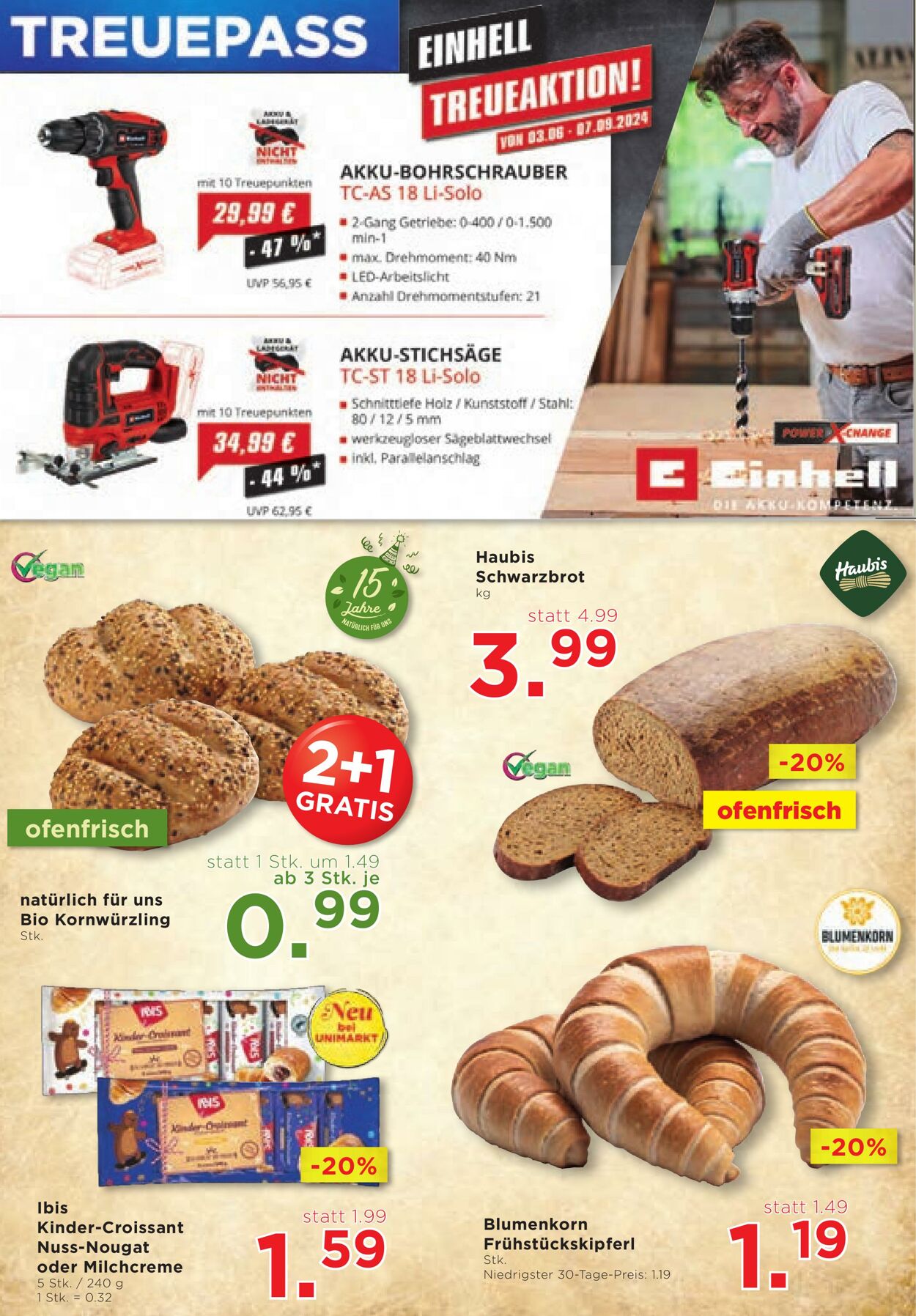 Prospekt Unimarkt 28.08.2024 - 03.09.2024