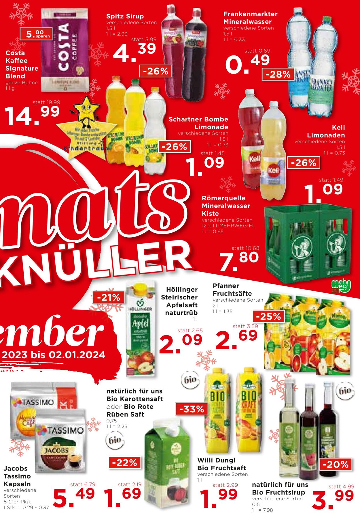 Prospekt Unimarkt 29.11.2023 - 02.01.2024