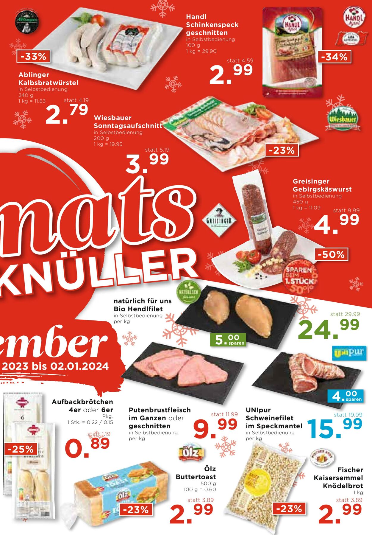 Prospekt Unimarkt 29.11.2023 - 02.01.2024