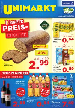 Prospekt Unimarkt 30.08.2023 - 05.09.2023