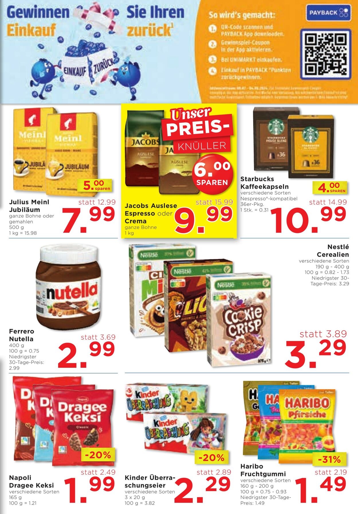 Prospekt Unimarkt 31.07.2024 - 06.08.2024