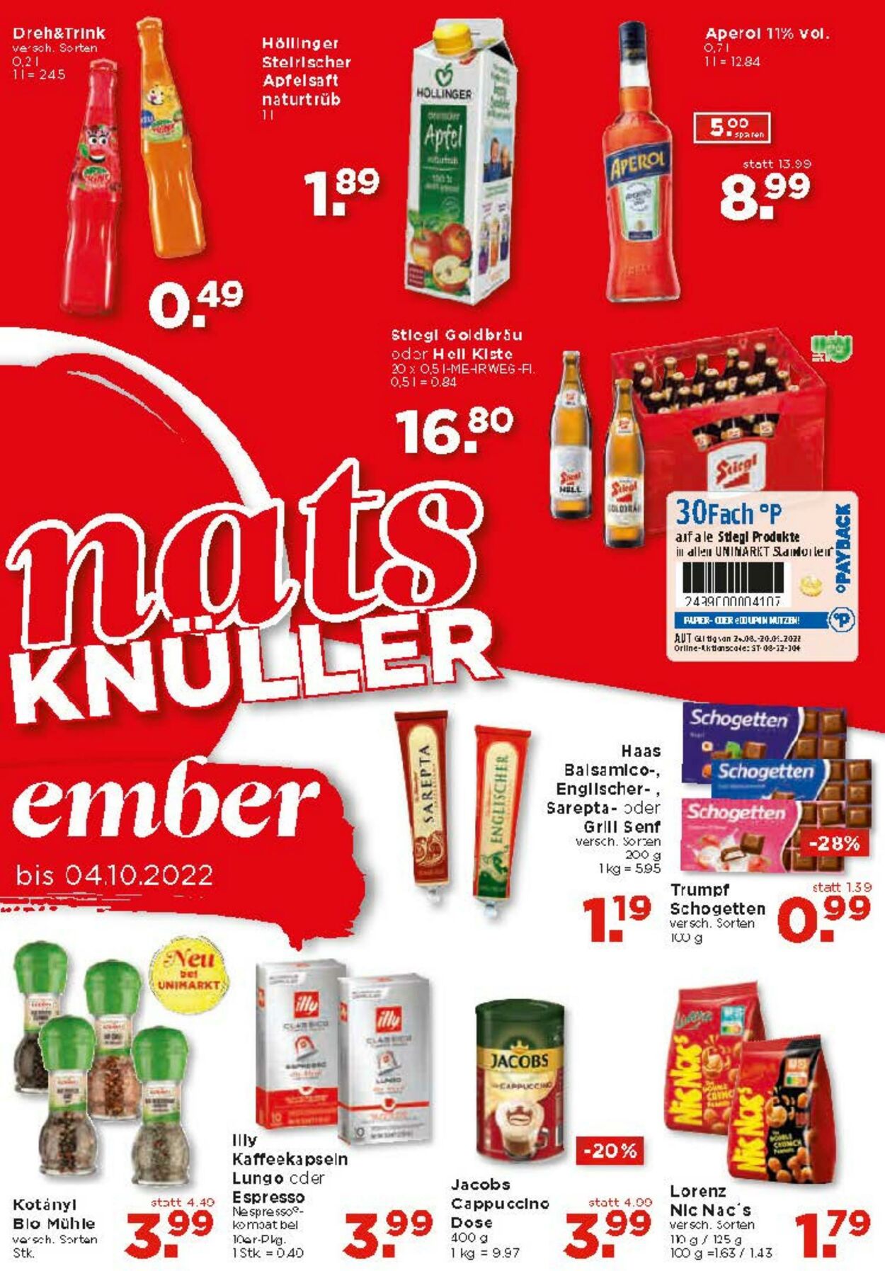 Prospekt Unimarkt 31.08.2022 - 06.09.2022