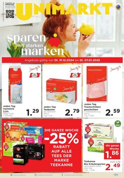 Prospekt Unimarkt 08.01.2025 - 14.01.2025