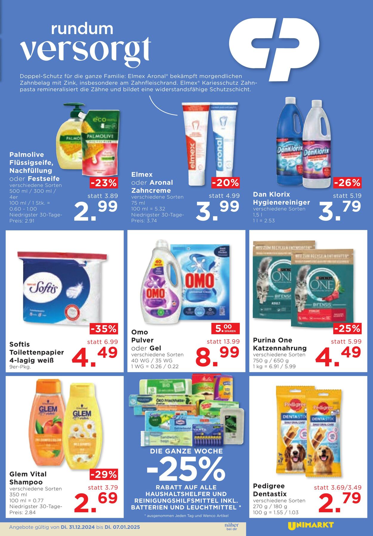 Prospekt Unimarkt 31.12.2025 - 07.01.2026