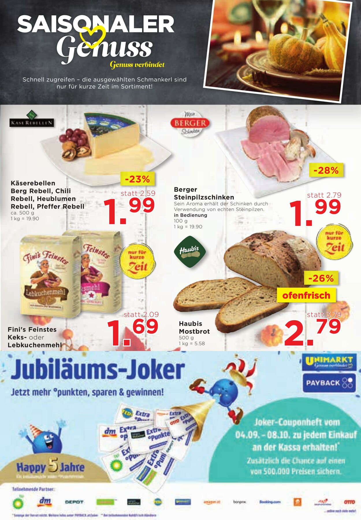 Prospekt Unimarkt 20.09.2023 - 26.09.2023