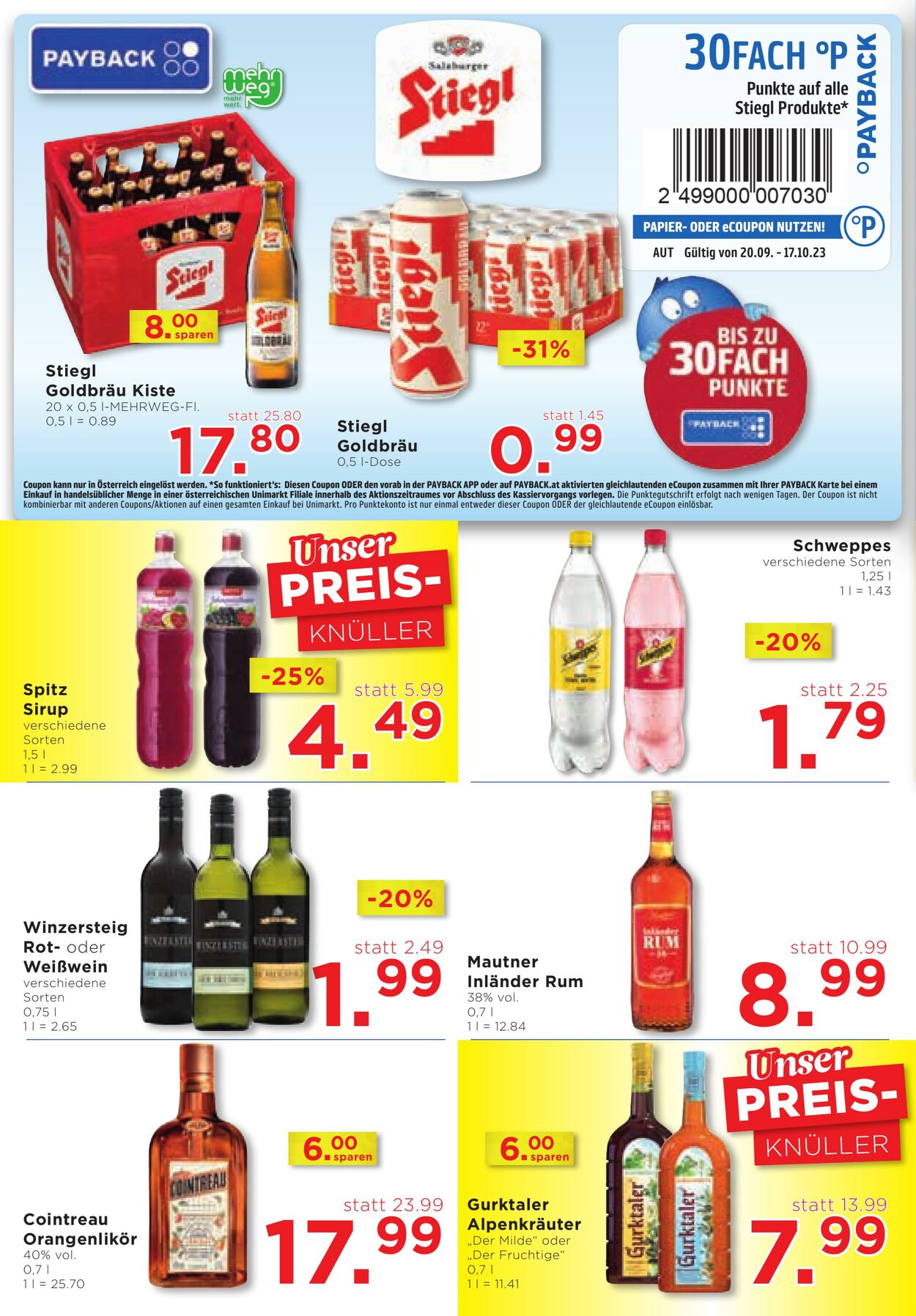 Prospekt Unimarkt 20.09.2023 - 26.09.2023