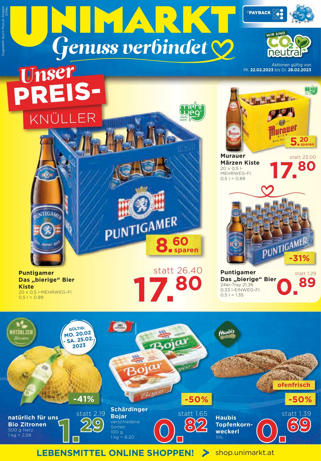 Prospekt Unimarkt 22.02.2023 - 28.02.2023