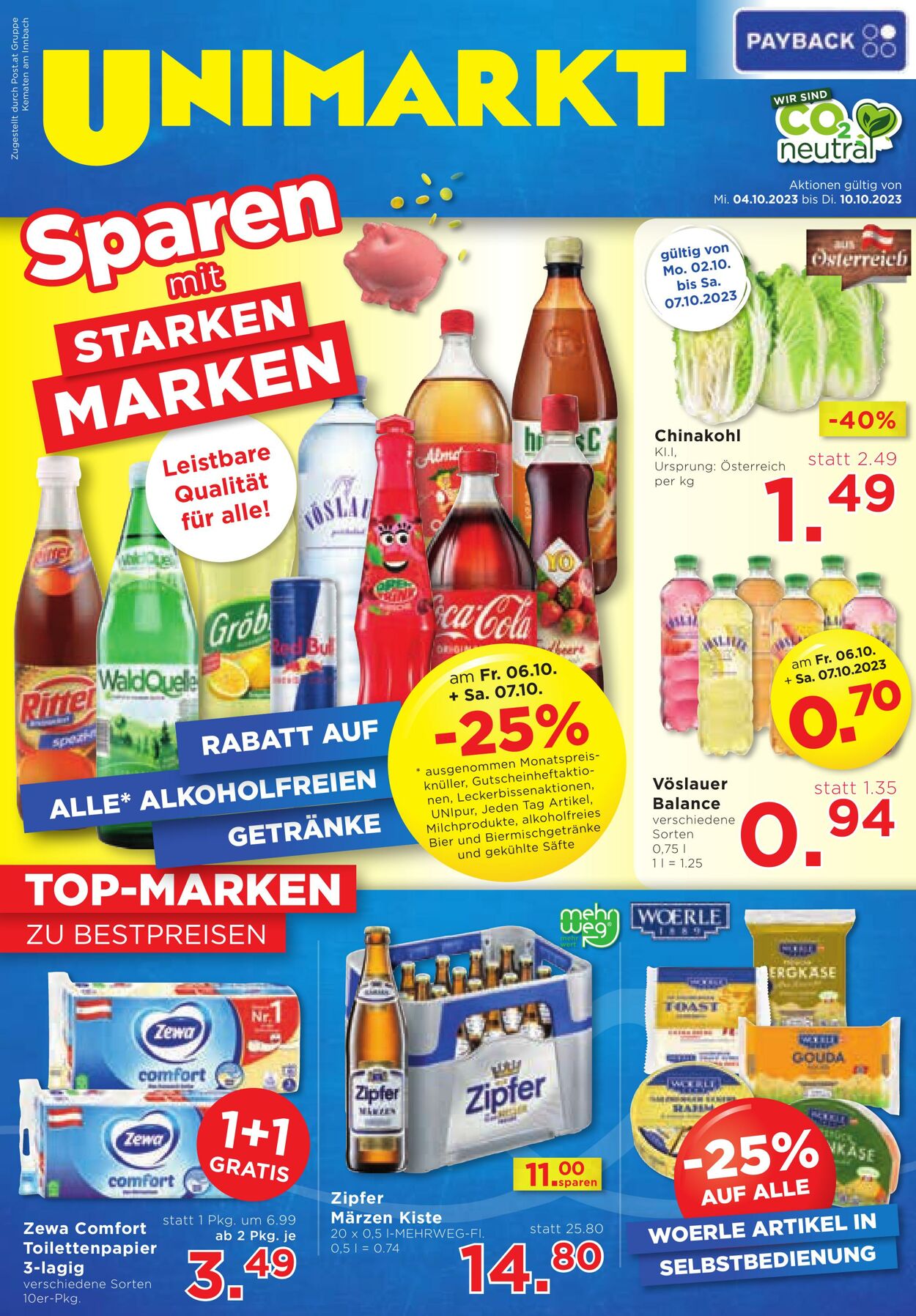 Prospekt Unimarkt 04.10.2023 - 10.10.2023